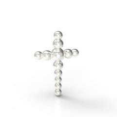 Piercing Cruz Bolinhas - comprar online