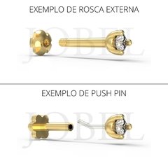 Piercing Ponto de Luz Inglesa 3,5mm - Jobel Joias | Joalheria em SP | Body Piercing SP