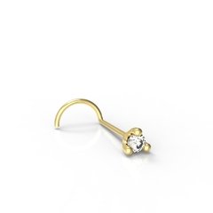 Piercing Nariz Ponto de Luz Ouro 18k