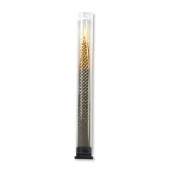 Pinza de depilar punta fina diseño dorado - estuche tubo - comprar online