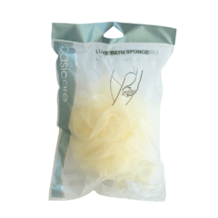Esponja de baño de lujo con cordón (marfil) - comprar online