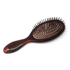 Cepillo para cabello - ovalado grande con pins de plástico