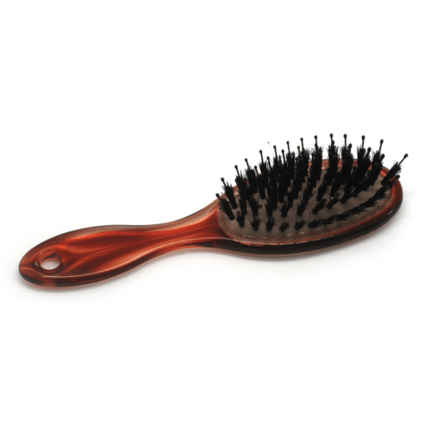 Cepillo para cabello - ovalado pequeño con pins de cerdas