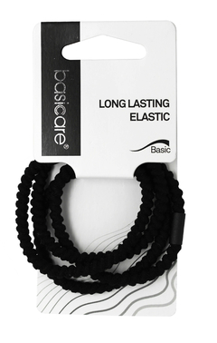 Elásticos cabello diseño tirabuzón - negro (4) - comprar online