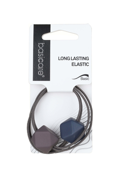 Elásticos cabello doble con piedras - tonos gris (2) - comprar online