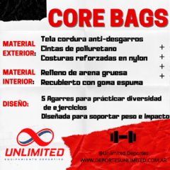 Core Bag 5KG Bolso de Entrenamiento con Peso - Unlimited Deportes | Tienda de Equipamientos Deportivos