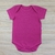 Body Bebê Feminino Manga Curta Cotton Fúcsia