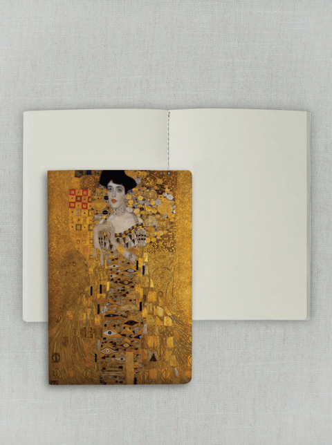 Bullet Journal Caderno  A Dama Dourada de Gustav Klimt