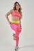 conjunto fitness rosa e verde