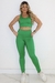 conjuntos feminino fitness regata glow na cor verde floresta na internet