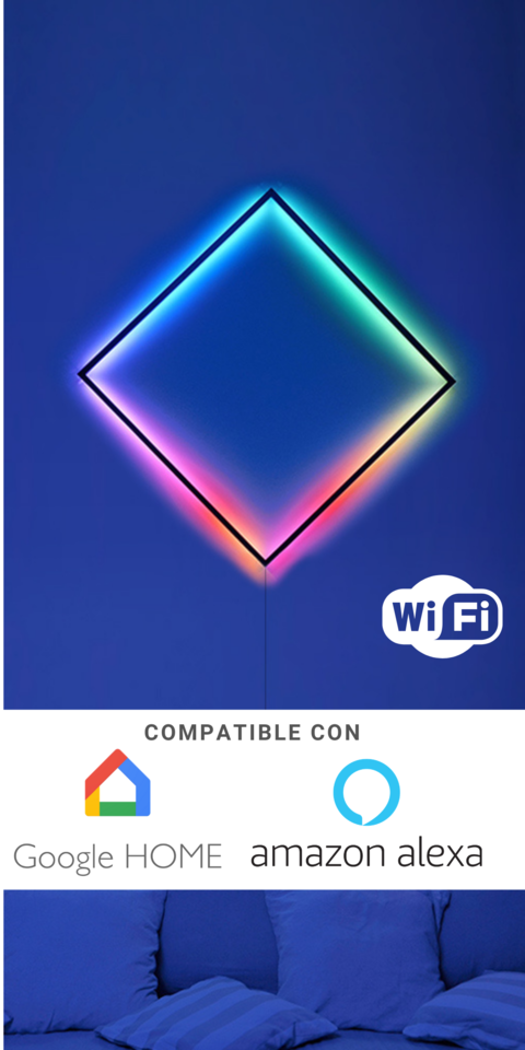 Reflection - Cuadrado Colores Wifi