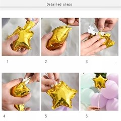 Mini Estrellas con palito con moño 5" - comprar online