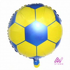 Pelota de futbol Azul y amarilla