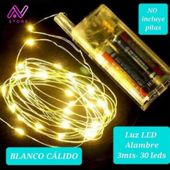 Alambre de luz led de decoración en internet