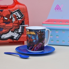 Set Taza, plato y cuchara. Personajes infantiles - AN Store