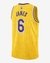 Regata NBA Nike 75ºaniversario DIAMONT EDITION Swingman - Lakers Amarela 21/22 - James #6 na internet