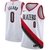 Regata NBA Nike Swingman - Portland Trail Blazers Branca - Lillard #0