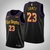 Regata NBA Nike Swingman - Los Angeles Lakers City Edition Preta - James #23