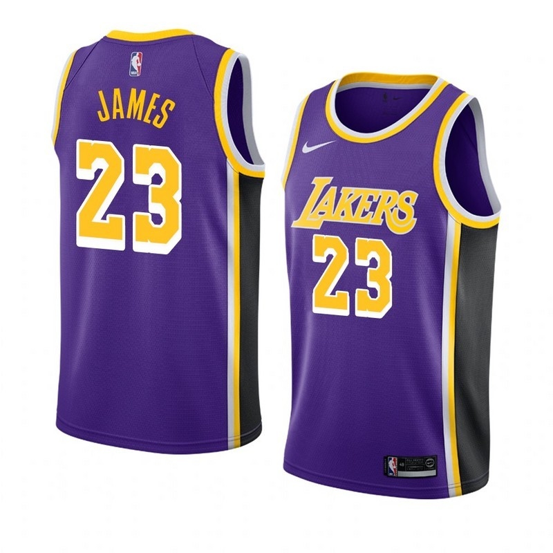 Regata NBA Nike Swingman - Los Angeles Lakers Roxa - James #23