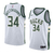 Regata NBA Nike Swingman - Milwaukee Bucks Branca - Antetokounmpo #34