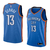 Regata NBA Nike Swingman - Oklahoma City Thunder Azul - George #13