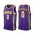 Regata NBA Nike Swingman - Los Angeles Lakers Roxa - Westbrook #0