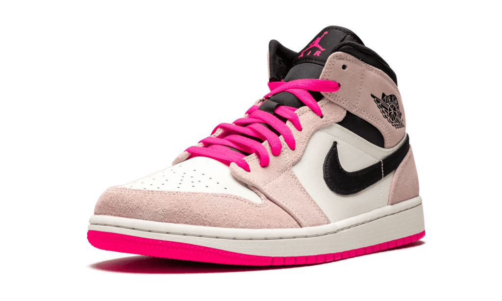 Tênis Air Jordan 1 Retro Mid SE Crimson Tint/Hyper Pink