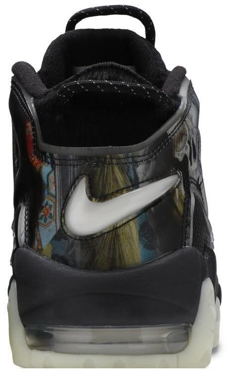 Nike air more uptempo black camo discount