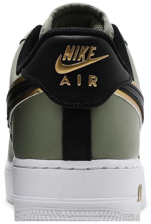 Nike AIR FORCE 1 '07 LV8 'METALLIC SWOOSH PACK - OIL GREEN' 