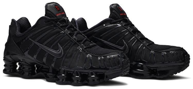 Nike shox sales black mens