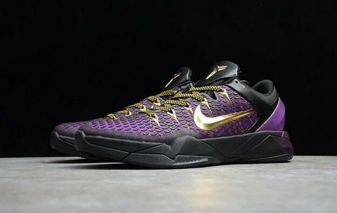 Tenis Nike Zoom Kobe 7 Purple Black Gold
