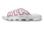 Chinelo Nike Air More Uptempo Slide White University red