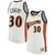 Regata NBA Mitchell & Ness Retrô - Golden States Warriors 2009-10- Branca - Curry #30