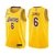 Regata NBA Nike Swingman - Los Angeles Lakers Amarela - James #6