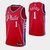 Regata NBA NikesSwingman City Edition - 76ers 21/22 HARDEN #1 Vermelha
