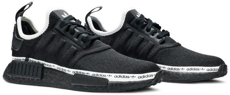 Tenis Adidas NMD R1 Black Tape Logo