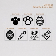 Kit Páscoa 6 Carimbos + Caixa de MDF para personalizar caixas embalagens sacolas kraft - comprar online