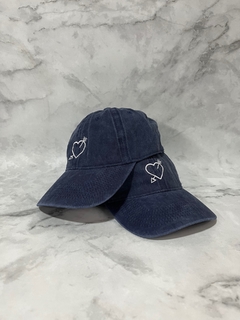 Washed Heart - Azul Francia - comprar online