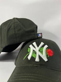 New York Rose Cap - Verde Oliva - comprar online