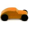 Autos de Madera Montessori / Waldorf (orangish coupe)