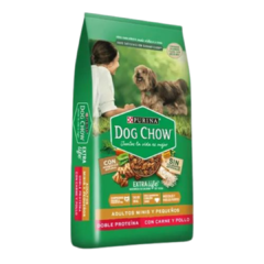 Dog Chow Adulto Mini & Pequeño Doble Proteína 21 Kg - comprar online