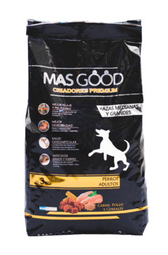 Masgood Criadores Premium Perro Adulto Razas Medianas y grandes 3 Kg