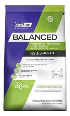 Balanced Gato Control de Peso/Castrado x 2 kg
