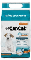 Cancat Paños Pañales Entrenamiento Perro 60x40 X 50 unidades