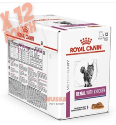 Caja Royal Canin Renal Cat Pouch 12x 85 g Gato Adulto
