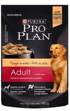 Caja Pro Plan Adulto Dog Chicken 15x 100g Perro Adulto - comprar online