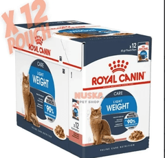 Caja Royal Canin Light Weight Care Cat Pouch 12x85grs