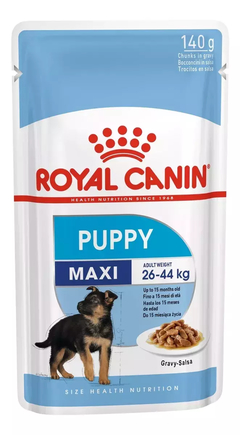 Royal Canin Maxi Puppy Pouch (10x140g) 1.4 Kg - comprar online
