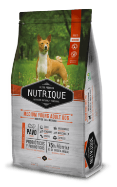 Nutrique Medium Young Adult Dog 12 Kg - comprar online