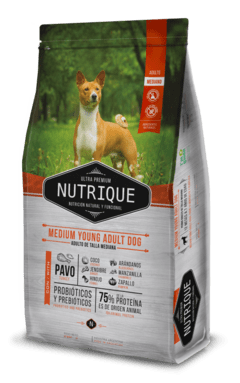 Nutrique Medium Young Adult Dog 3 Kg - comprar online
